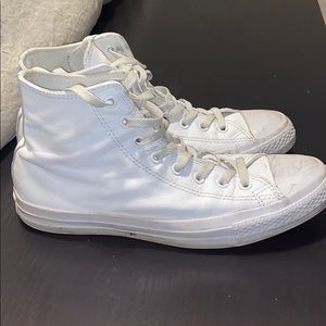 Leather High Top Converse